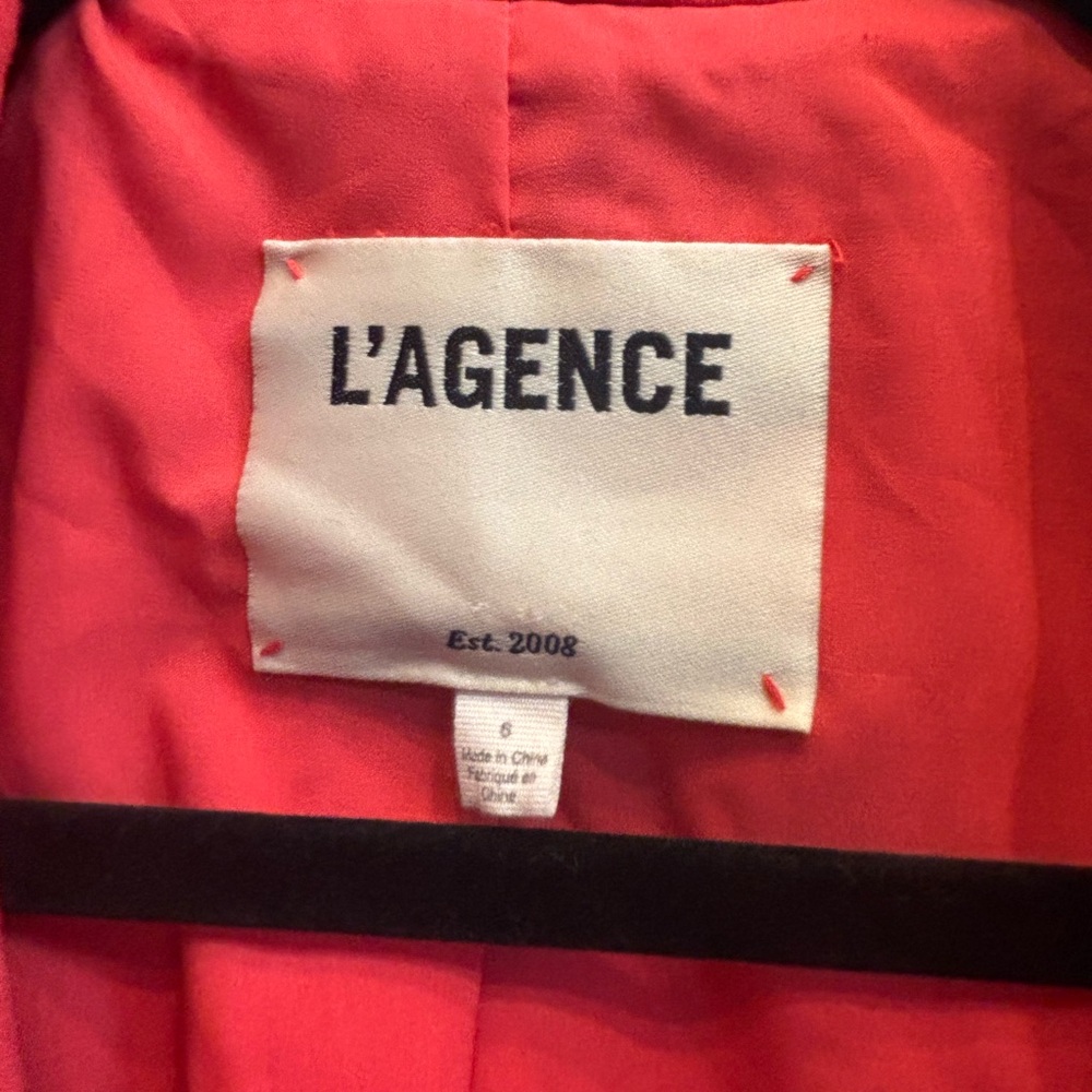 L'AGENCE Vibrant Pink Outerwear